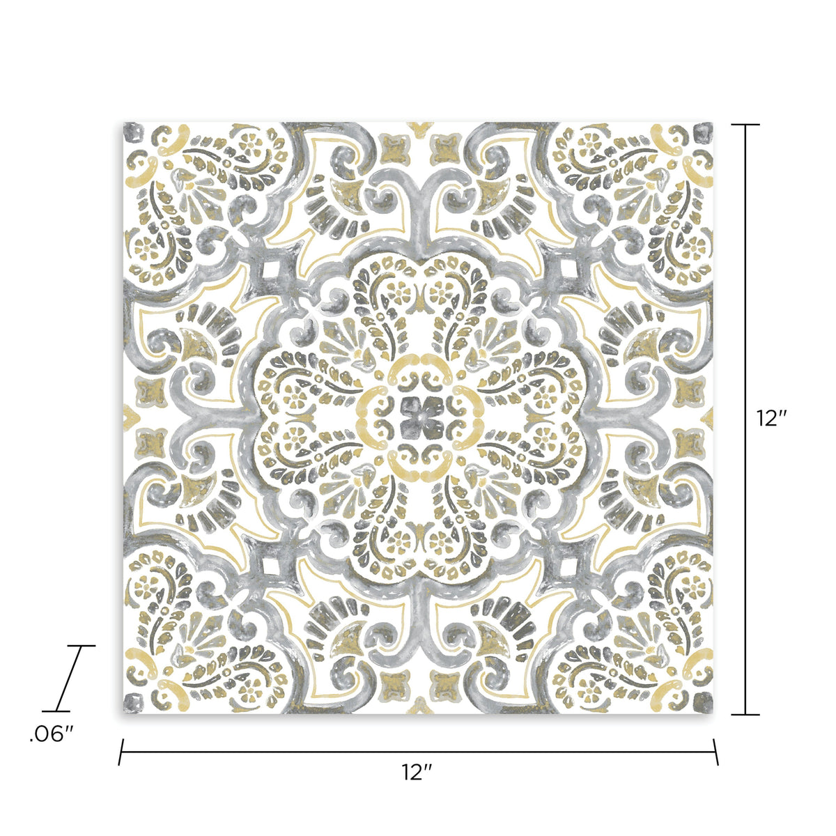FloorPops 20-Piece 12-in x 12-in Multicolor Peel and Stick Vinyl Tile