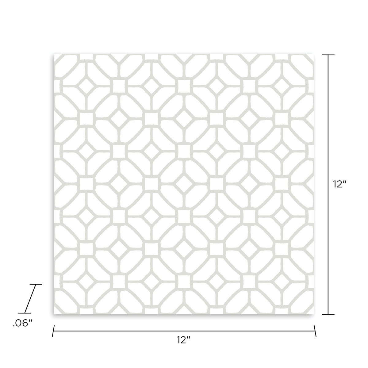 FloorPops White 12-in x 12-in Water Resistant Peel and Stick Vinyl Tile Flooring (20-sq ft)