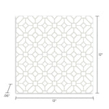 FloorPops White 12-in x 12-in Water Resistant Peel and Stick Vinyl Tile Flooring (20-sq ft)