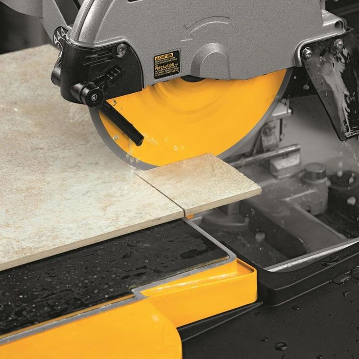 DEWALT 10-in 15-Amp Wet Bridge Sliding Table Tile Saw with Stand