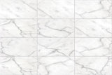 Satori Bianco Glacier 12-in x 24-in Polished Natural Stone Marble Look Tile