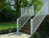 Fortress Building Products 16-ft x 34-in White Aluminum Deck Rail Kit