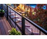 Fortress Building Products 12-ft x 34-in Black Steel Deck Cable Rail Kit