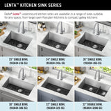 Delta Stainless Steel 1-Basin Undermount Laundry Sink 18x24"