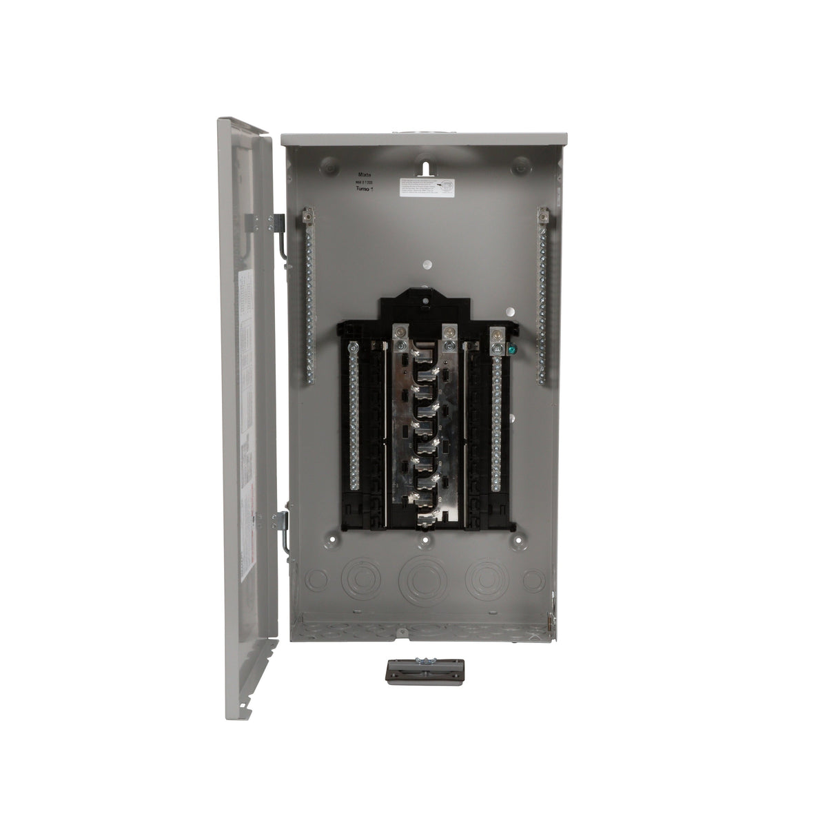 Siemens PN 200-Amp 20-space load center - angle view