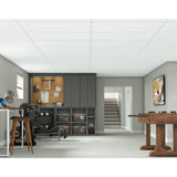 Armstrong Ceilings 4-ft x 2-ft Easy Elegance White PVC Drop Ceiling Tile (1-Pack, 8-sq ft / Case)