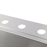 Verse Drop-in Stainless Steel 33 in. 4-Hole Single Bowl Kitchen Sink - Super Arbor