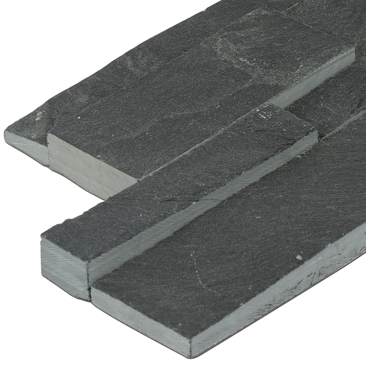 Satori Charcoal Ledgestone 6-in x 18-in Natural Stone Look Wall Tile (4.32-sq. ft/ Carton)