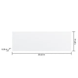 Satori Hudson Brilliant White 8-in x 24-in Glossy Ceramic Subway Wall Tile (1.29-sq. ft/ Piece)