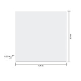 Satori Hudson Brilliant White 6-in x 6-in Glossy Ceramic Subway Wall Tile (0.24-sq. ft/ Piece)