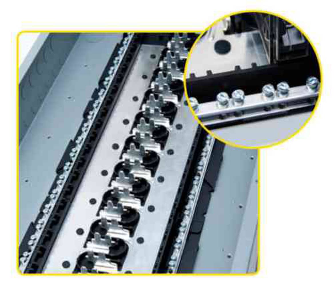 Square D QO 200-Amp 30-space load center - side view