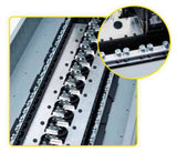 Square D QO 200-Amp 30-space load center - side view