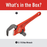 1-1/8 in. to 2-5/8 in. E-110 Hex Wrench - Super Arbor