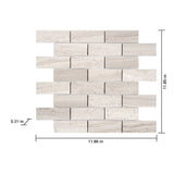Satori Mystery 12-in x 12-in Polished Natural Stone Marble Look Mosaic Floor and Wall Tile (0.97-sq. ft/ Piece)