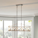 Kichler Adelgade 5-Light Distressed White Coastal Chandelier
