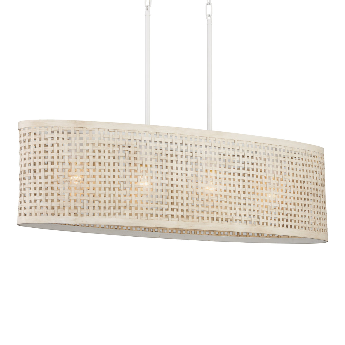 Kichler Sayulita 4-Light White Coastal Chandelier