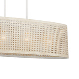 Kichler Sayulita 4-Light White Coastal Chandelier