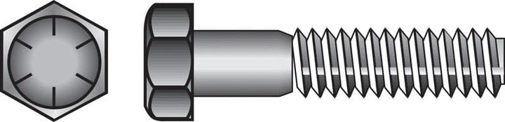 Hillman 1/2 in. D x 2-1/2 in. L Heat-Treated Steel Hex Head Cap Screw, Grade 8, 50-Pack