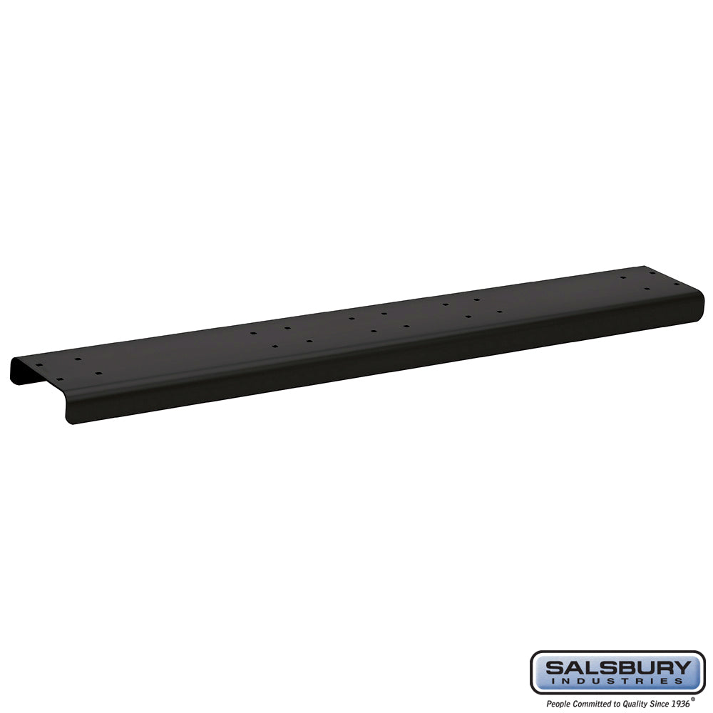 4-Wide Mailbox Spreader for Rural Mailboxes - Black