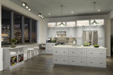 allen + roth Stonewall 36-in W x 34.5-in H x 24-in D Stone 2-Drawer Base Fully Assembled Cabinet (Flat Panel Style)