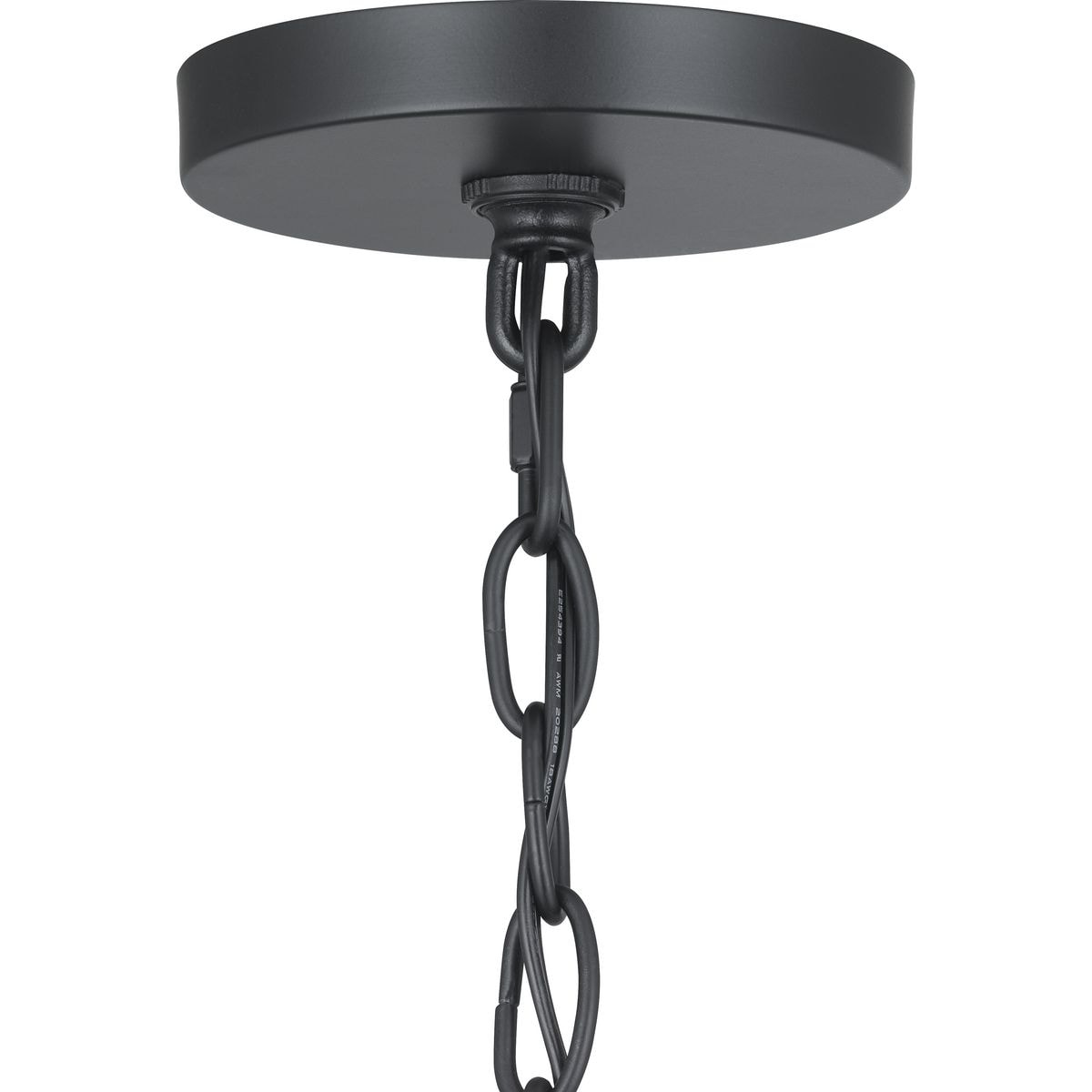 Progress Lighting Avette 5-Light Matte Black Transitional Chandelier