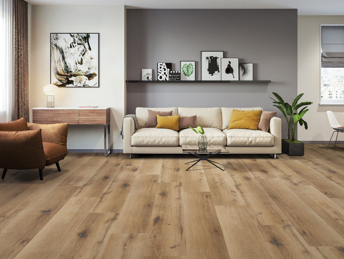 STAINMASTER PetProtect Arendal 7-mm x 9-in W x 60-in L Waterproof Interlocking Luxury Vinyl Plank Flooring (22.38-sq ft/case)