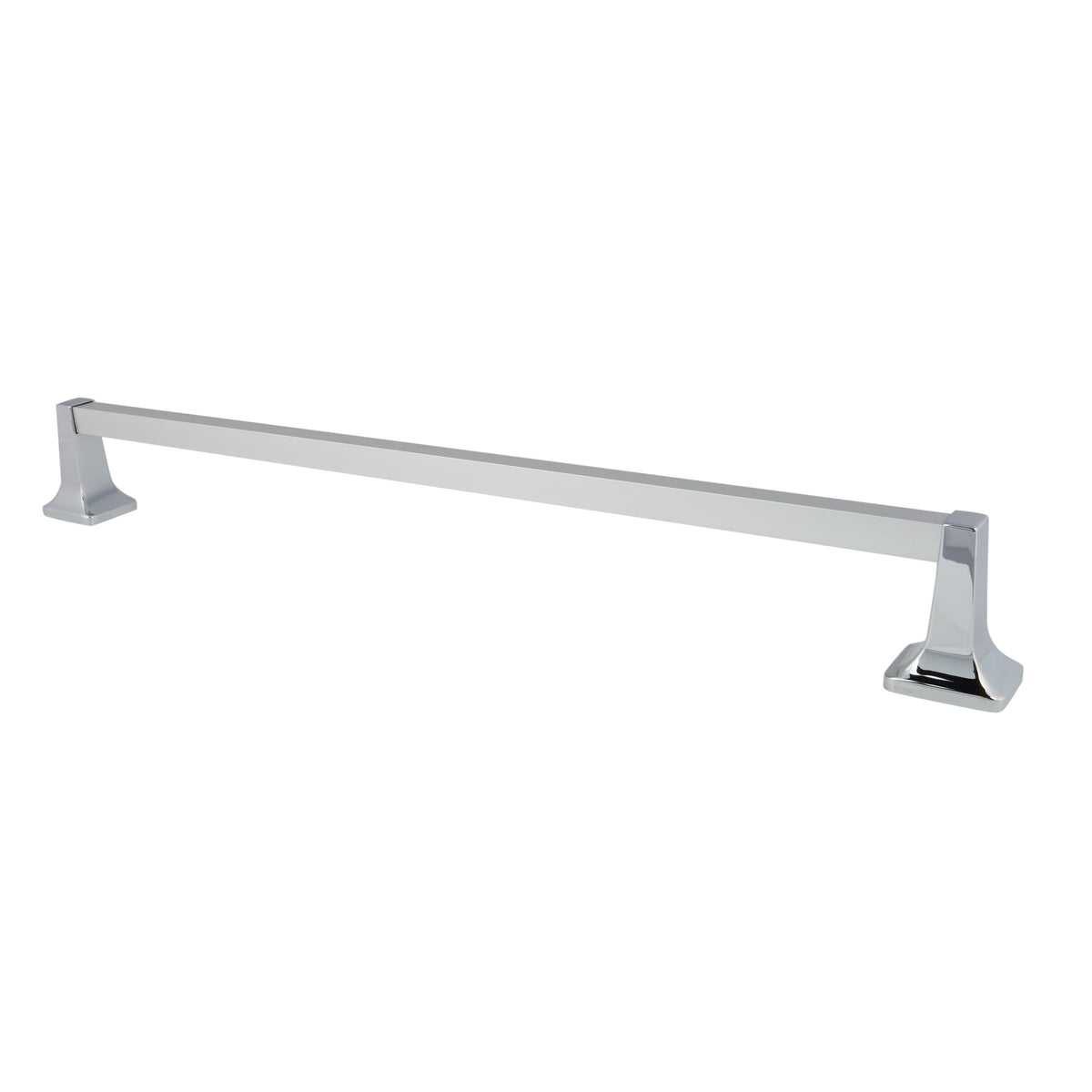 Project Source Seton 24-in Chrome Wall Mount Single Towel Bar