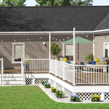Freedom 2.5-in x 2.5-in x 6-ft White Aluminum Deck Post Extension