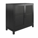 Ameriwood Home Tess Shadow Oak Traditional Mdf Media Cabinet