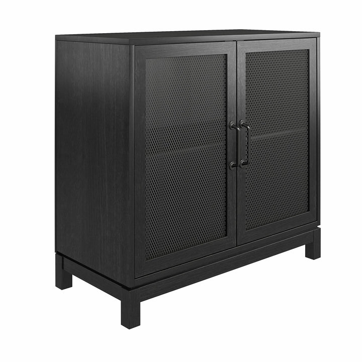 Ameriwood Home Tess Shadow Oak Traditional Mdf Media Cabinet