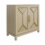 Ameriwood Home Neely Pale Oak Traditional Mdf Media Cabinet