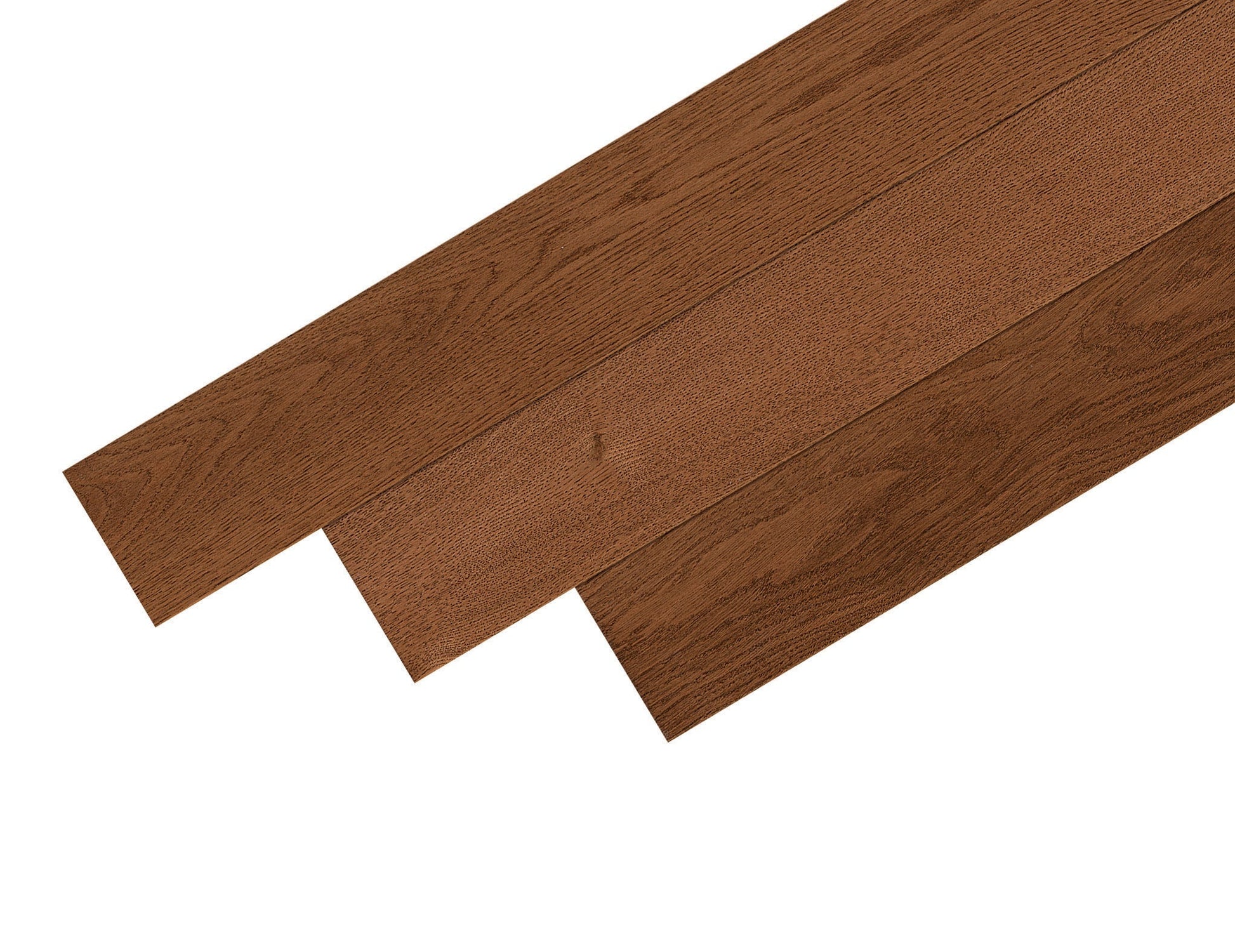 Bruce Oak Gunstock hardwood flooring — carton and plank detail
