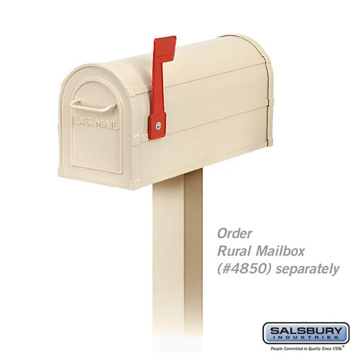 Standard Mailbox Post - In-Ground Mounted - Sandstone