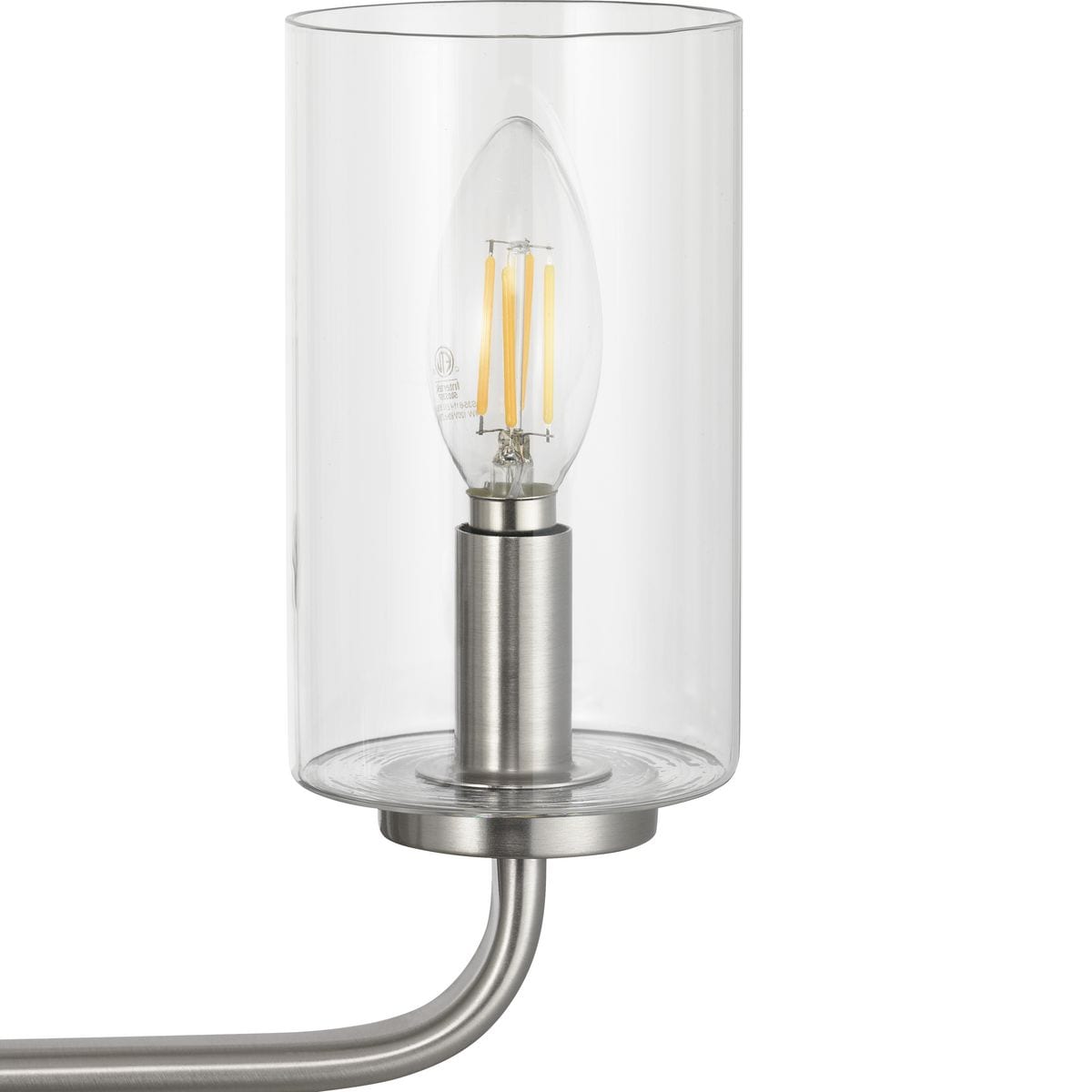 Progress Lighting Cabarro 5-Light Brushed Nickel Transitional Chandelier