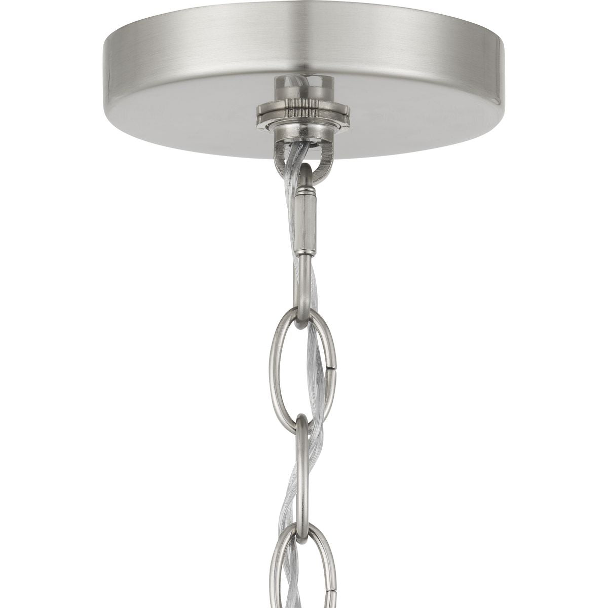 Progress Lighting Cabarro 5-Light Brushed Nickel Transitional Chandelier