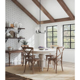 Progress Lighting Cabarro 3-Light Matte Black Transitional Chandelier