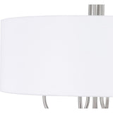 Progress Lighting Evanna 4-Light Brushed Nickel Transitional Chandelier