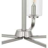 Progress Lighting Cabarro 5-Light Brushed Nickel Transitional Chandelier