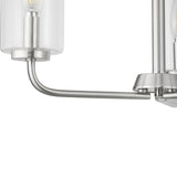 Progress Lighting Cabarro 3-Light Brushed Nickel Transitional Chandelier