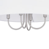 Progress Lighting Evanna 4-Light Brushed Nickel Transitional Chandelier