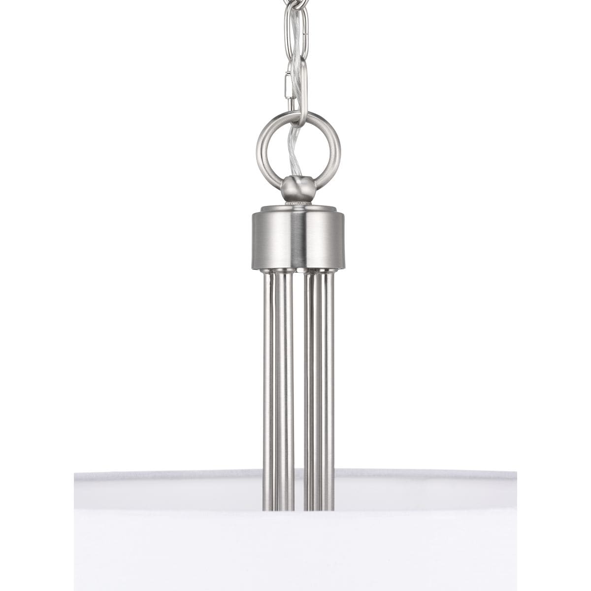 Progress Lighting Evanna 4-Light Brushed Nickel Transitional Chandelier