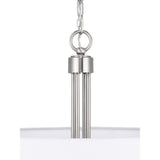 Progress Lighting Evanna 4-Light Brushed Nickel Transitional Chandelier