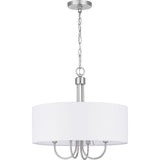 Progress Lighting Evanna 4-Light Brushed Nickel Transitional Chandelier