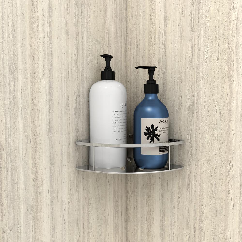 Passage 32 in. x 60 in. x 72 in. 4-Piece Glue-Up Alcove Shower Wall in Pewter Travertine - Super Arbor