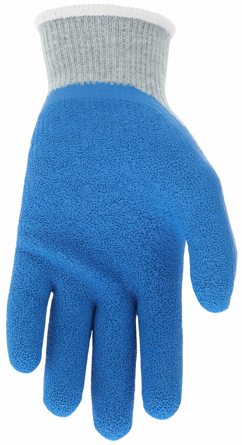 MCR SAFETY Flex Tuff FG305 Blue/White Latex Coated Gloves