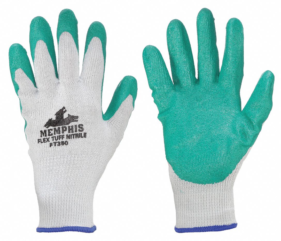 MCR SAFETY FlexTuff FT350XL Nitrile Coated Safety Gloves