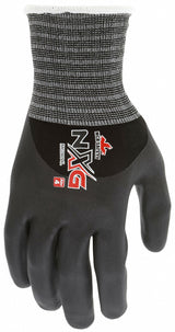 MCR SAFETY Nitrile-Coated Gloves, Dotted, Medium, 12 Pack