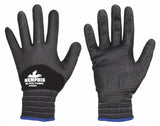 MCR SAFETY Nitrile-Coated Gloves, Dotted, Medium, 12 Pack