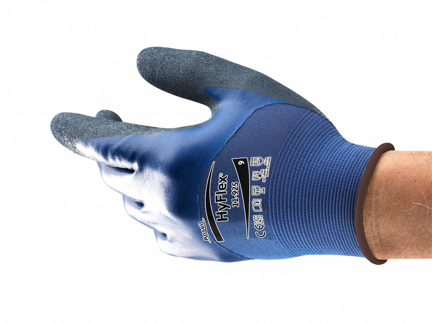 HYFLEX HyFlex(R) 11-925 Nitrile Coated Gloves 2XL - ANSI Abrasion Level 3