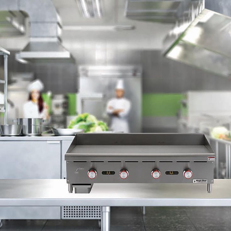 Commercial 48 in. Thermostatic Countertop Griddle